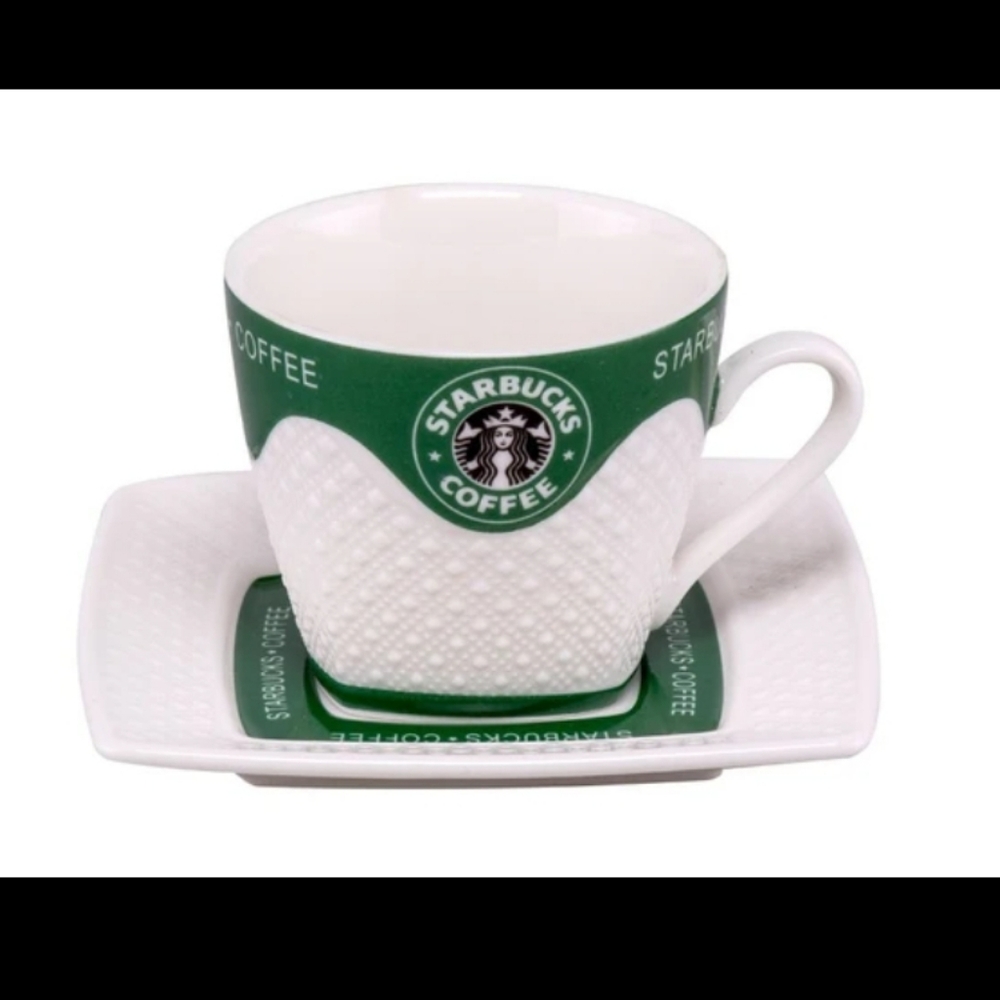 Starbucks cup and saucer set of two